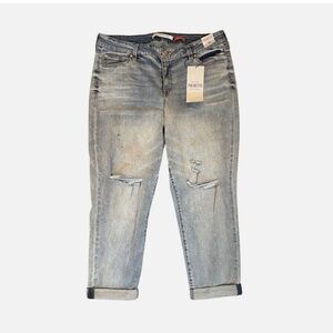 Celebrity Pink Trendy Plus Size Girlfriend Cuffed Jeans size 18 mid rise bestie